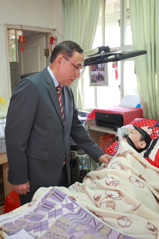 法務部蔡部長清祥表達關懷之意