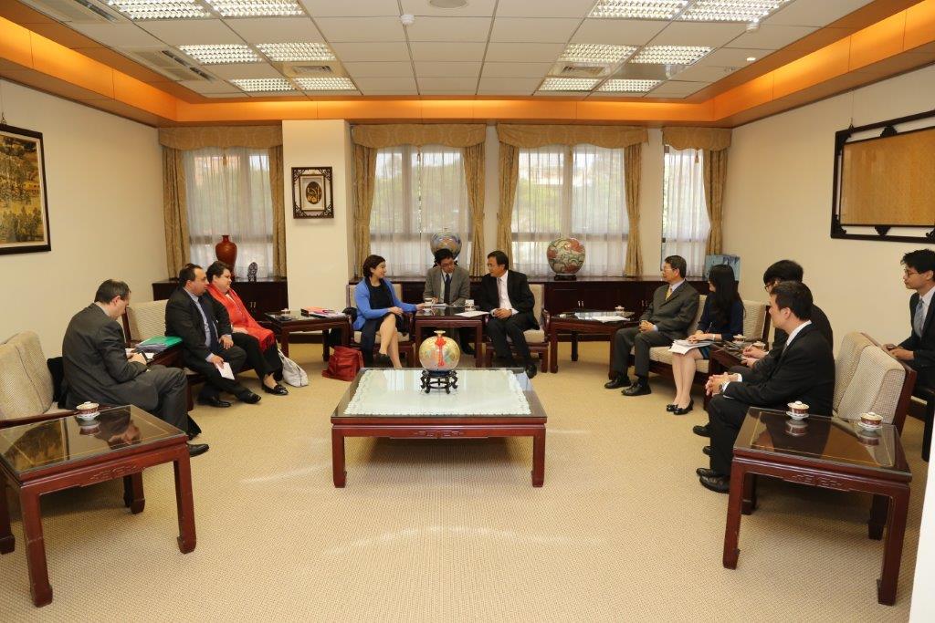 A visit from a delegation led by Ms. Mercedes Garcia Perez, the Head of Division for Human Rights in the European External Action Service, under the Managing Directorate for Global issues on March 23, 2018