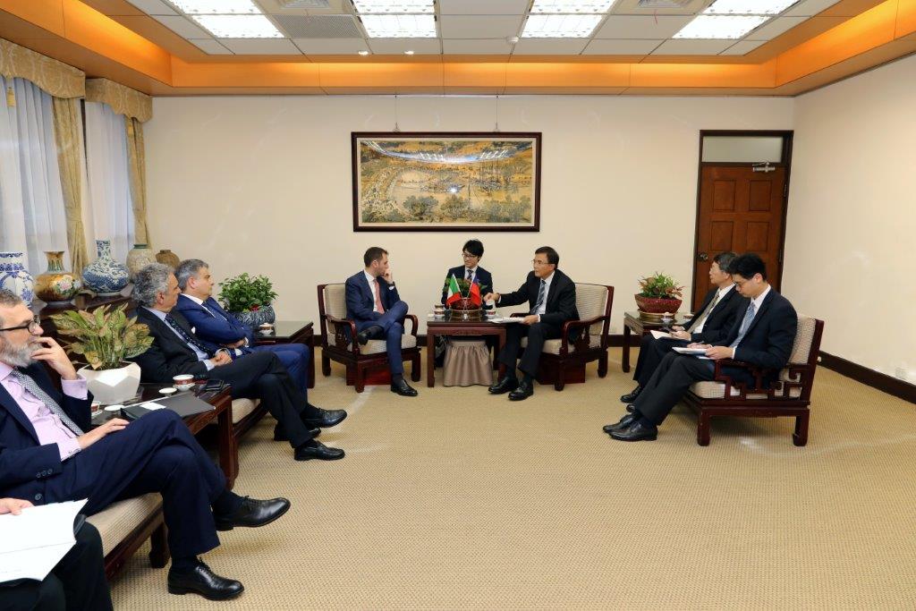 Visit from Mr. Marco Di Maio, Deputy Chairman of Taiwan-Italy Interparliamentary Friendship Group on Jan. 9, 2019