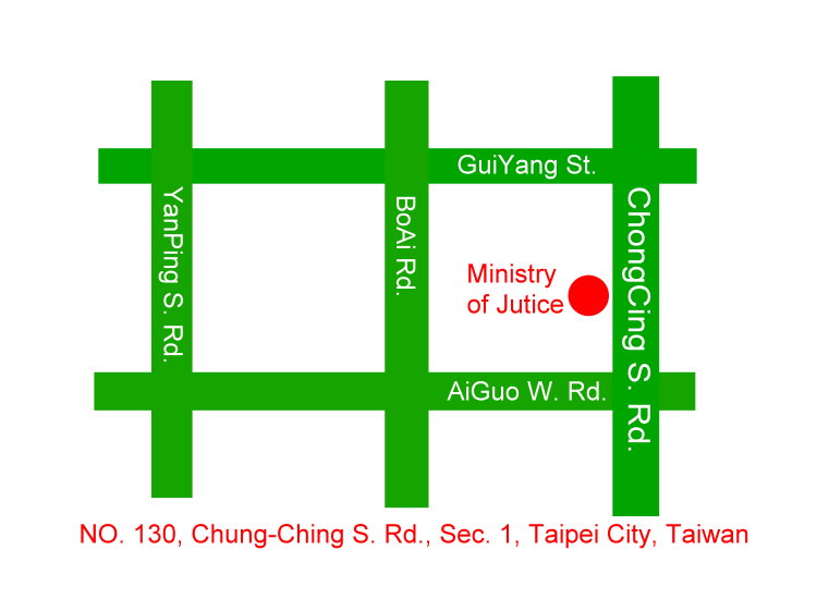 Ministry Of Justice Map